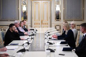 Встреча Владимира Зеленского и Элины Валтонен