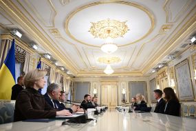 Встреча Владимира Зеленского и Элины Валтонен