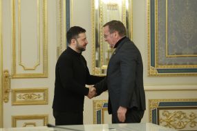 Meeting between Volodymyr Zelensky and Boris Pistorius