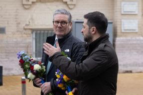 Volodymyr Zelenskyy and Keir Starmer