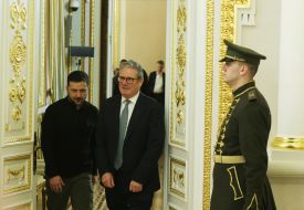 Volodymyr Zelenskyy and Keir Starmer