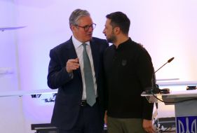 Keir Starmer and Volodymyr Zelenskyy