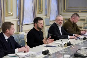 Volodymyr Zelenskyy and Herman Galushchenko