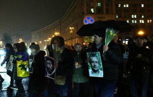 March in memory of the first fallen Heroes of the Heavenly Hundred
