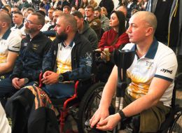 Ceremony of sending off the Ukrainian national team to the Invictus Games