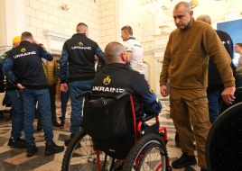 Members of the Ukrainian national team