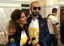 Members of the Ukrainian national team