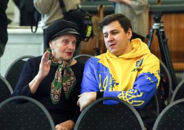 Members of the Ukrainian national team