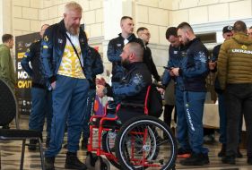 Members of the Ukrainian national team