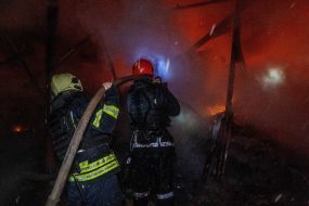 Ликвидация последствий вражеского удара по предприятию в Харькове