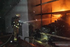 Ликвидация последствий вражеского удара по предприятию в Харькове