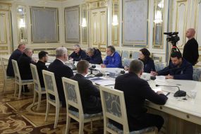 Volodymyr Zelenskyy and Rafael Mariano Grossi