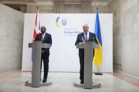 David Lammy and  Andriy Sybiga