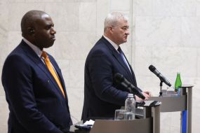 David Lammy and  Andriy Sybiga