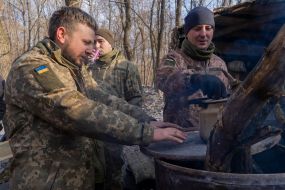 Location of servicemen of the 3rd Separate Iron Tank Brigade in the Kharkiv region