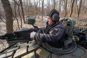 Location of servicemen of the 3rd Separate Iron Tank Brigade in the Kharkiv region