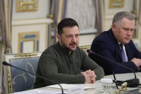 Volodymyr Zelenskyy and Ihor Zhovkva