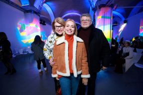 Maryna Kinakh, Oksana Gutzаit and Oleg Pinchuk