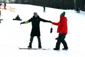 Тренування ветеранів на сноуборді