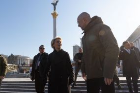 Denys Shmyhal and Ursula von der Leyen