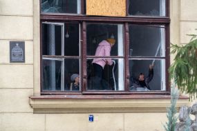 Elimination of the consequences of the night shelling of Kharkiv