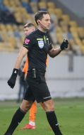 Referee Mykola Balakin