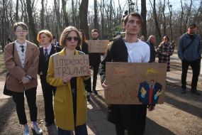 "America, wake up!" action