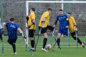 Friendly match with AMP football between the national team "League of the Strong" and FC "Pokrova AMP" (Lviv)