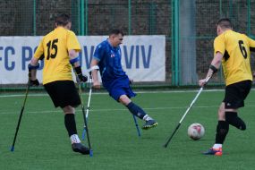 Товариський  матч з АМП футболу між збірною командою «Ліга Дужих» та ФК «Покрова АМП» (Львів)