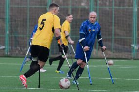 Товариський  матч з АМП футболу між збірною командою «Ліга Дужих» та ФК «Покрова АМП» (Львів)