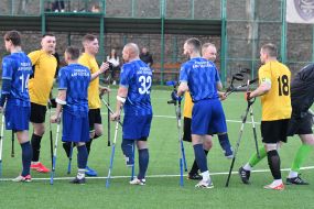 Товарищеский матч по АМП футболу между сборной командой «Ліга Дужих» и ФК «Покрова АМП» (Львов)