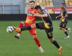 Игровой момент матча