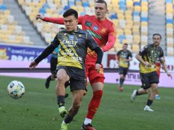 Игровой момент матча