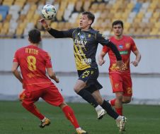 Игровой момент матча