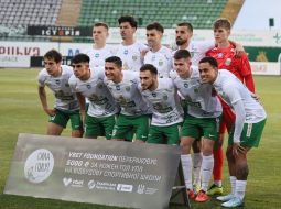 Players of FC Karpaty (Lviv)