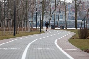 Велосипедна доріжка в парку "Наталка"