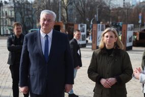 Andriy Sibiga and Beate Meinl-Reisinger