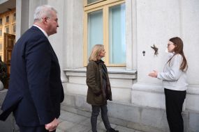 Andriy Sibiga and Beate Meinl-Reisinger