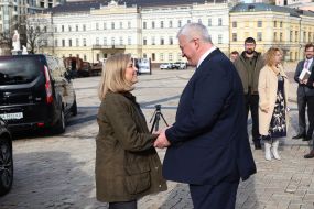 Andriy Sibiga and Beate Meinl-Reisinger