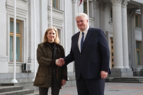 Andriy Sibiga and Beate Meinl-Reisinger