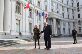 Andriy Sibiga and Beate Meinl-Reisinger