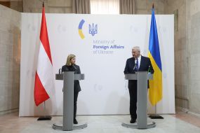 Andriy Sibiga and Beate Meinl-Reisinger