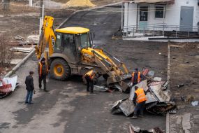 Consequences of arrival at Zolochiv Hospital in Kharkiv Region