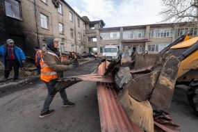 Consequences of arrival at Zolochiv Hospital in Kharkiv Region