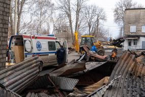 Consequences of arrival at Zolochiv Hospital in Kharkiv Region