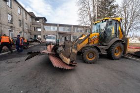 Consequences of arrival at Zolochiv Hospital in Kharkiv Region