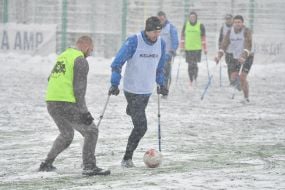 Training of the football team on crutches "Pokrov AMP" (Lviv)
