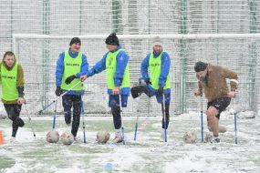 Training of the football team on crutches "Pokrov AMP" (Lviv)