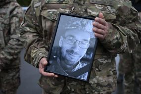 Photo of the deceased journalist and soldier of the Third Assault Company Dmitry Bendikov