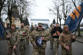 Farewell and burial ceremony of journalist and soldier of the Third Assault Company Dmitry Bendikov